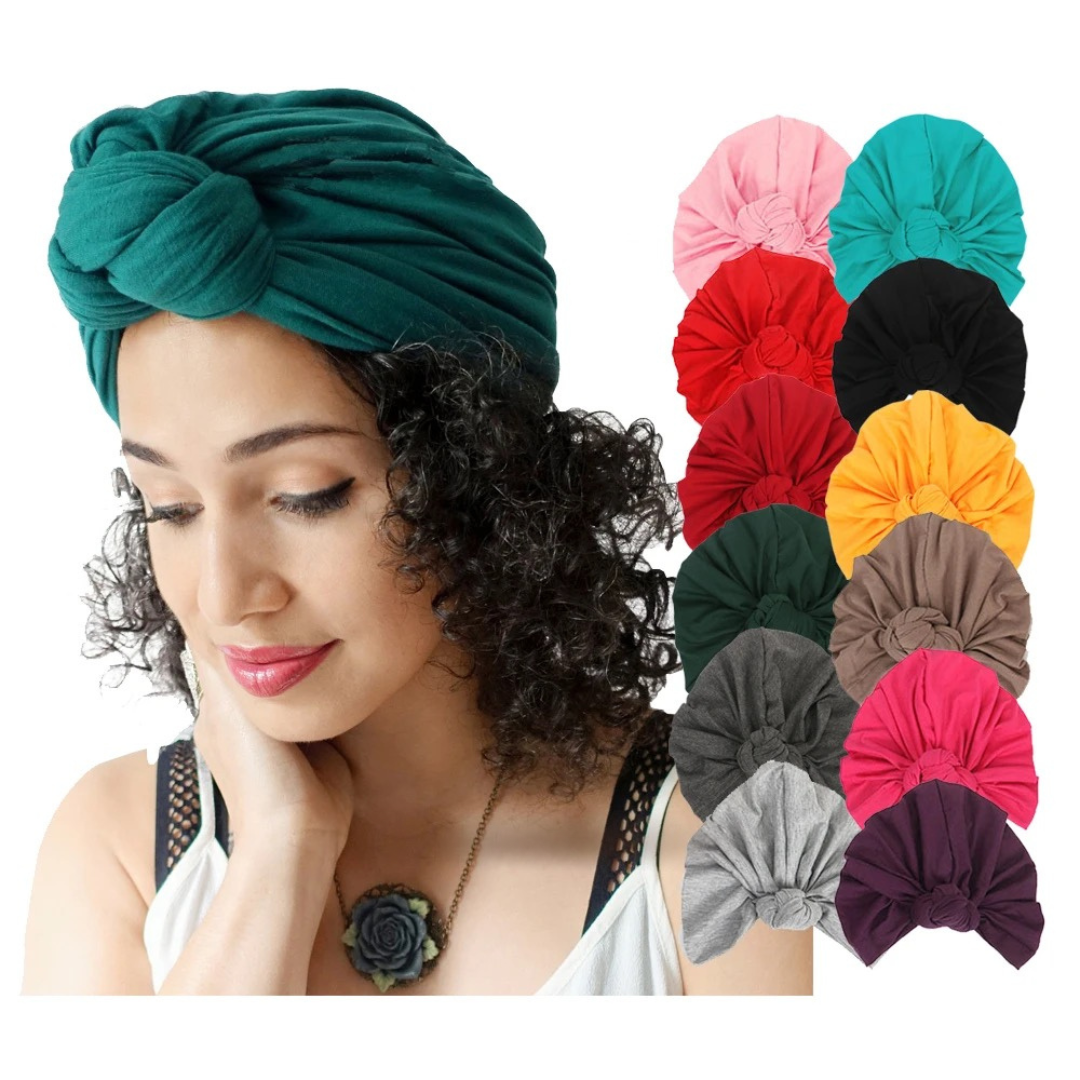 Stretched hair turban (Color options)